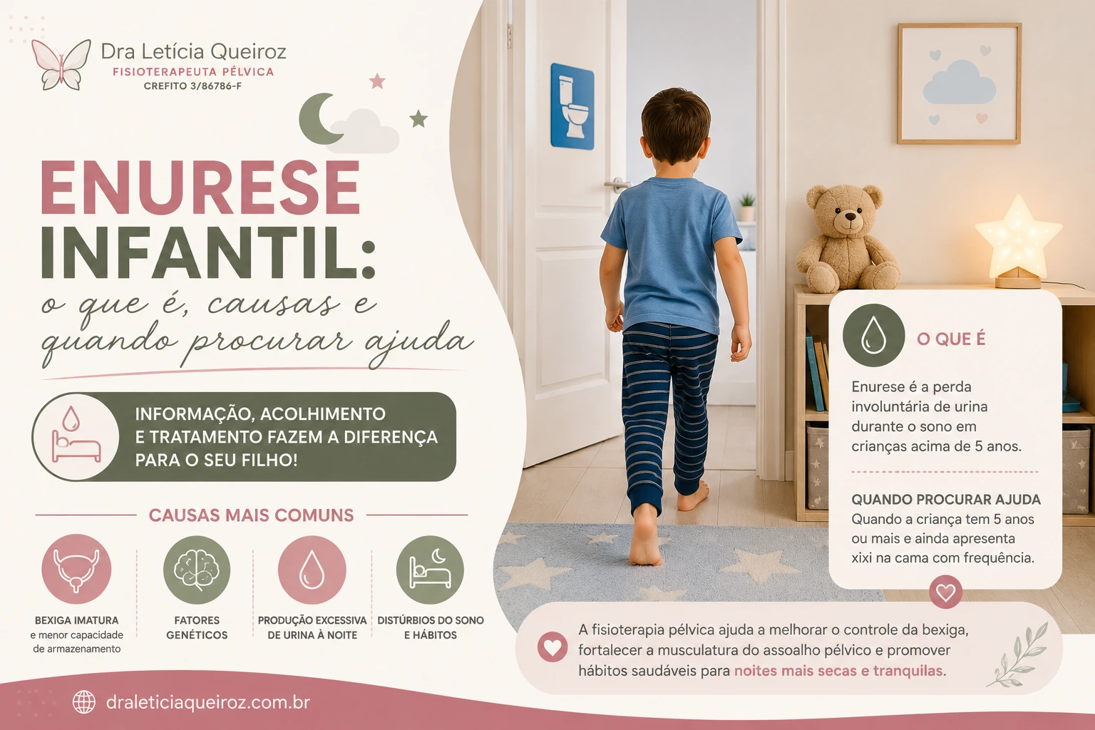 Enurese infantil: o que é, causas e quando procurar ajuda
